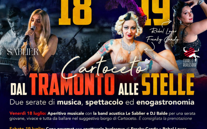 Dal Tramonto alle Stelle – 18 e 19 Luglio 2025