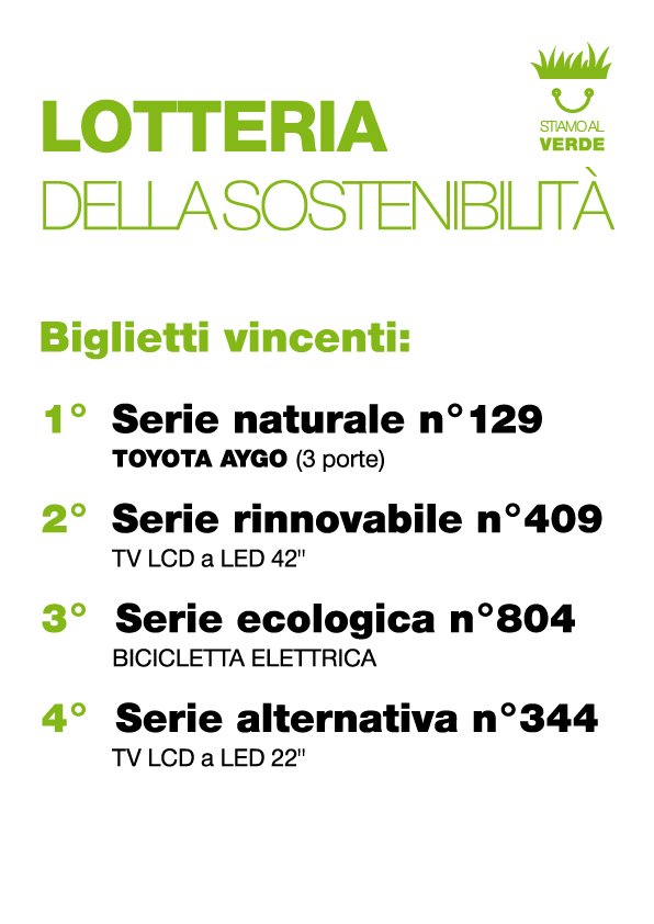 Lotteria della Sostenibilitá