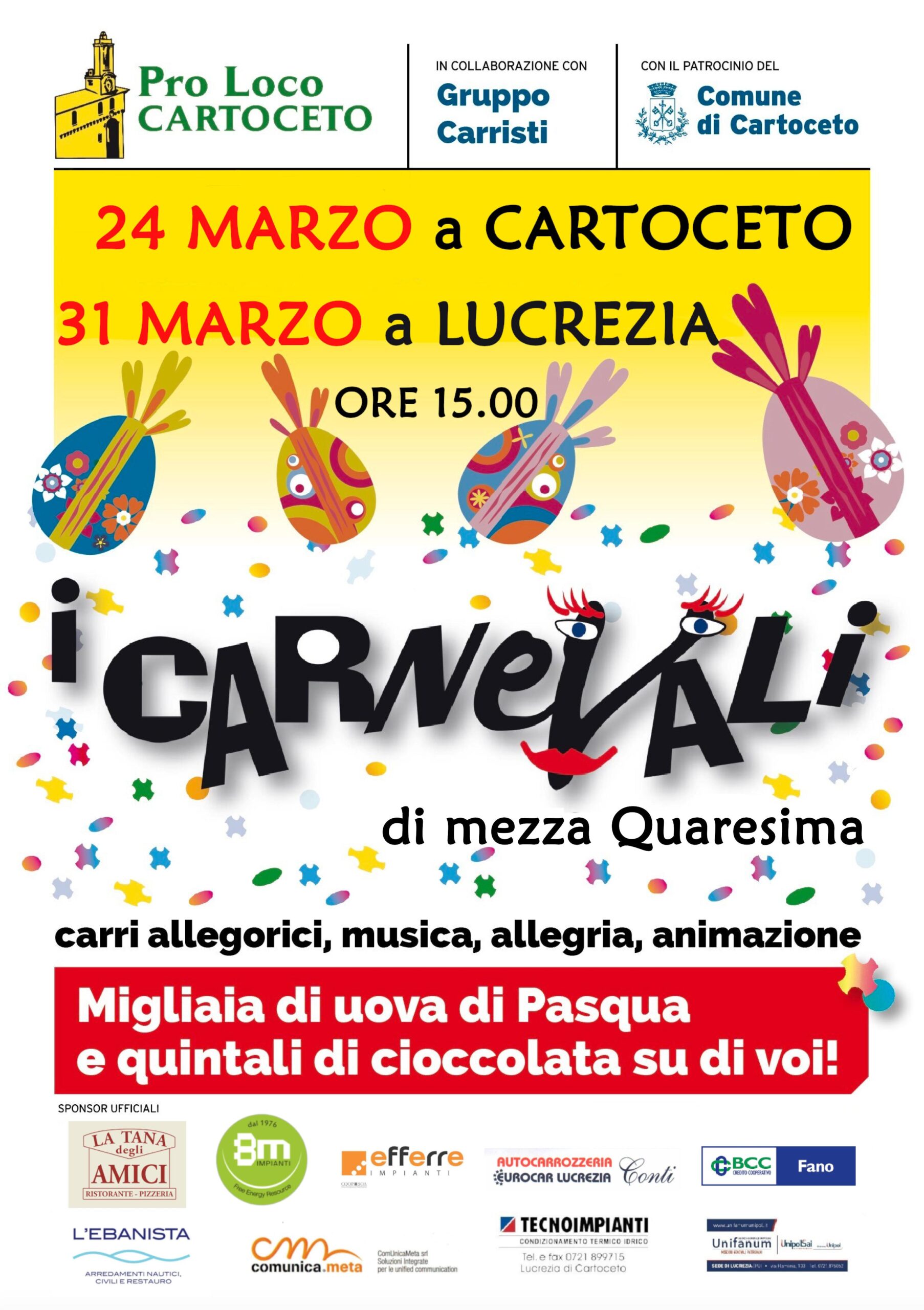 I Carnevali di Mezza Quaresima 2019 | Lucrezia