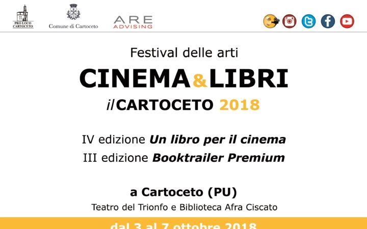 Cinema&Libri – ilCartoceto 2018: programma completo