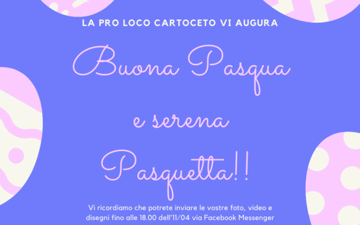 Buona Pasqua e serena Pasquetta!!