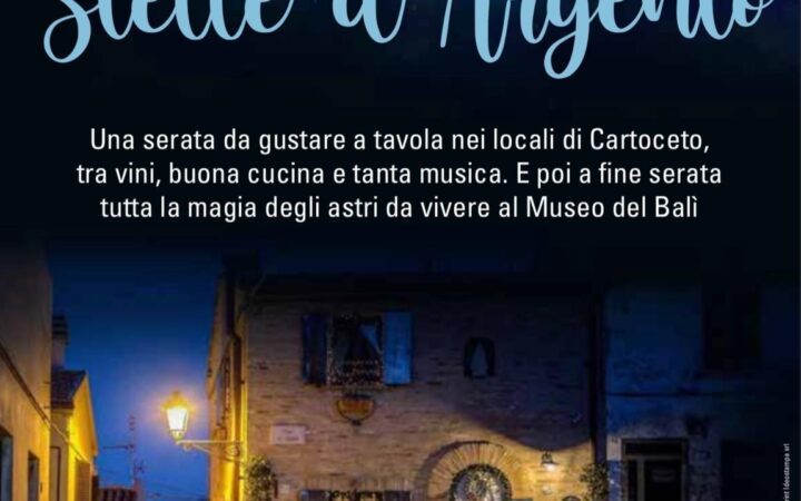 “Stelle d’argento”. Torna a Cartoceto l’appuntamento con la notte delle stelle tra musica e buona tavola
