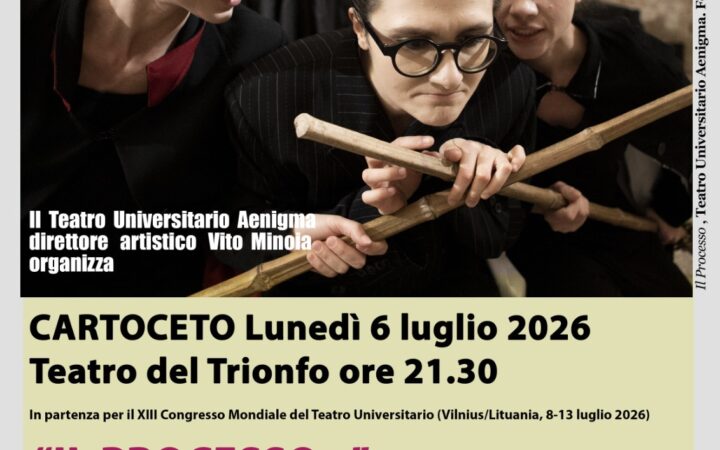 IL PROCESSO – Teatro del Trionfo di Cartoceto lunedì 6 Luglio 2026 ore 21.30