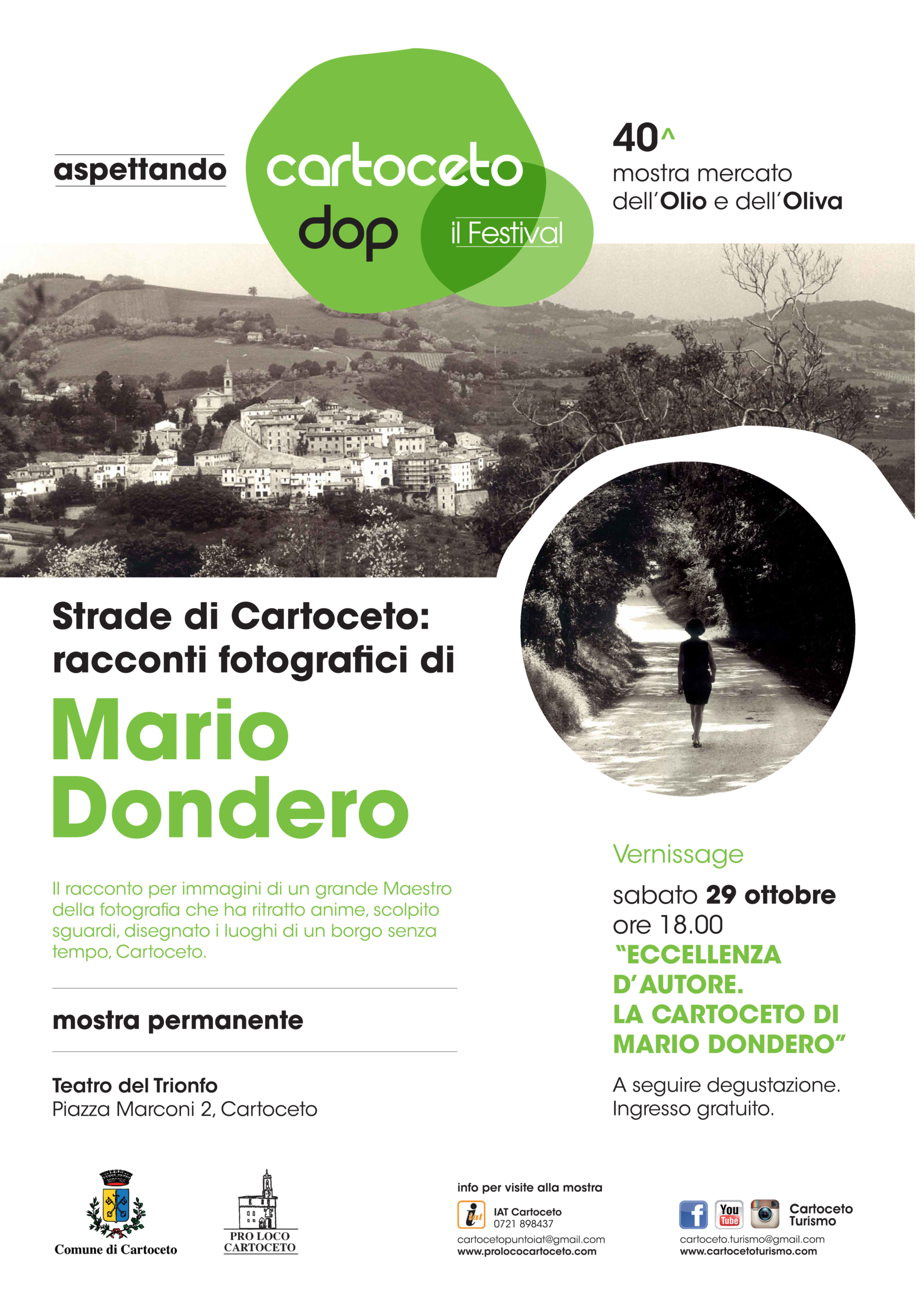Eccellenze d’autore: il 29/10 in mostra la Cartoceto di Mario Dondero