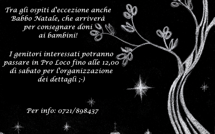 Un brindisi insieme per la Vigilia di Natale
