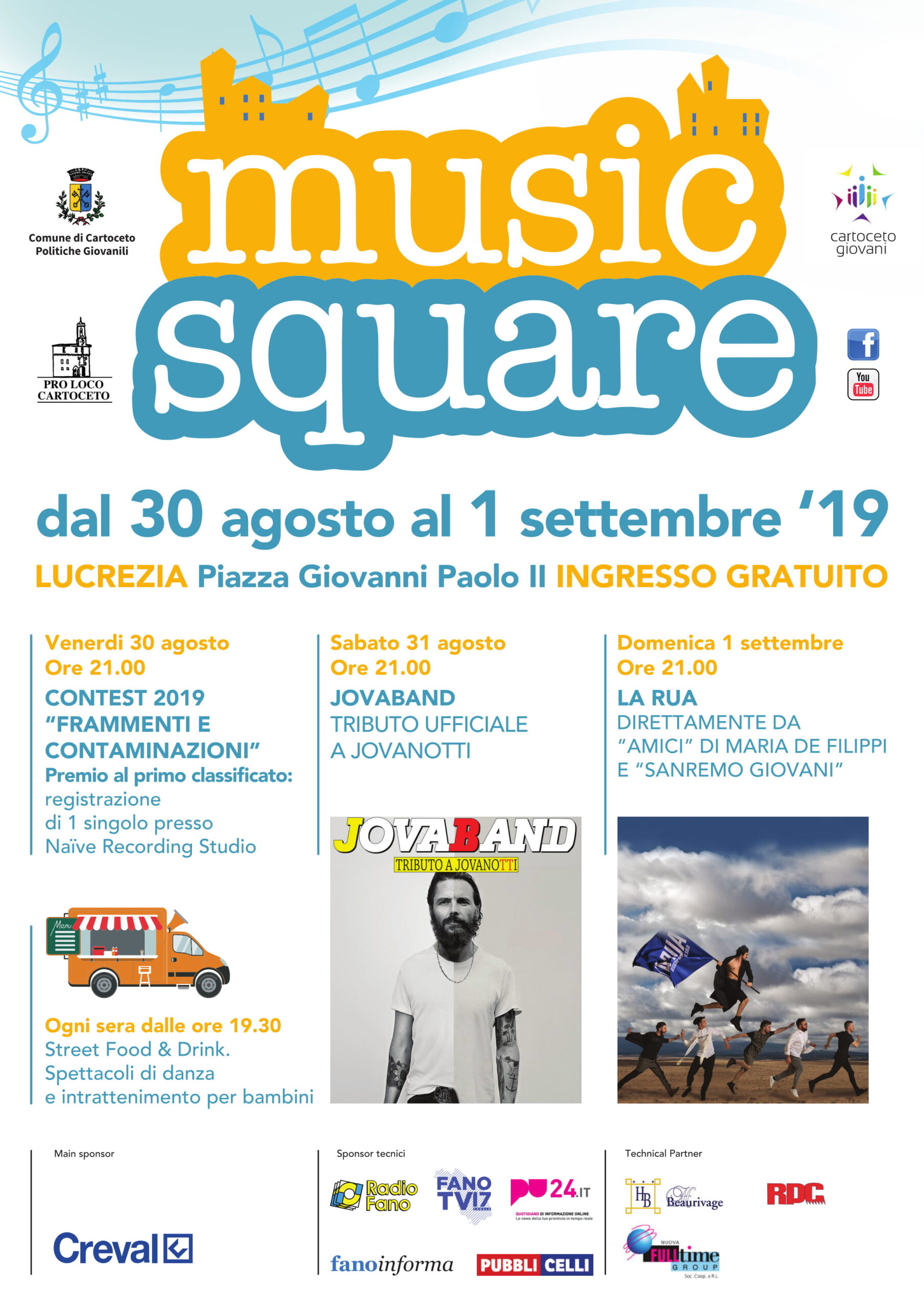 Music Square 2019, con La Rua e Jovaband!