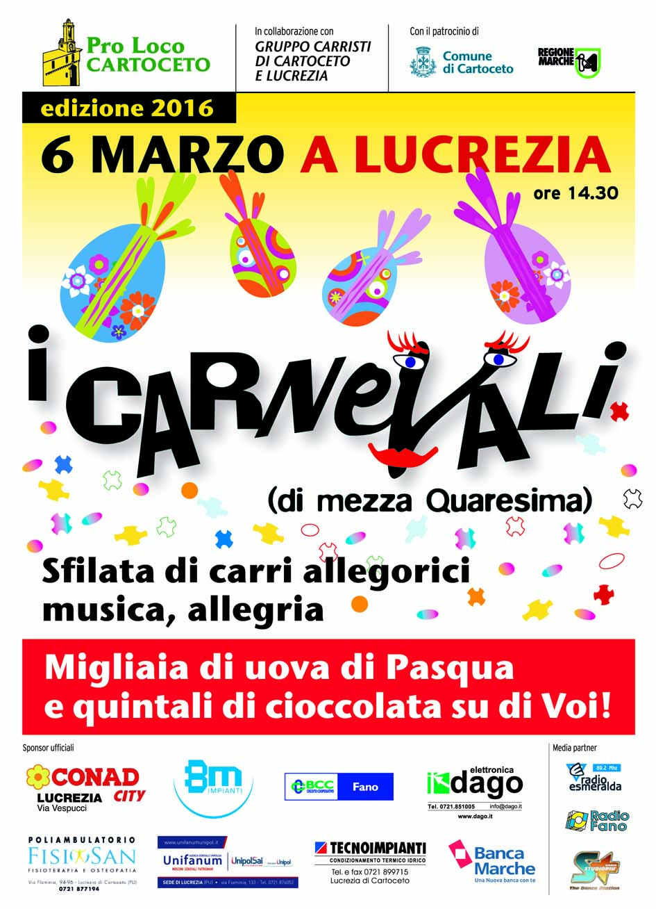 Carnevali di Mezza Quaresima 2016