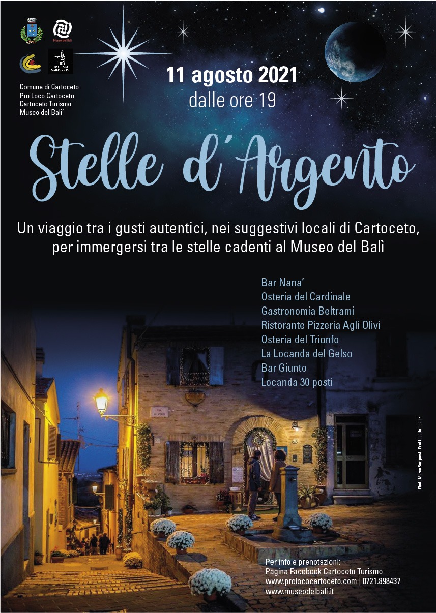 Stelle d’Argento                                                                                    11 agosto 2021 dalle ore 19