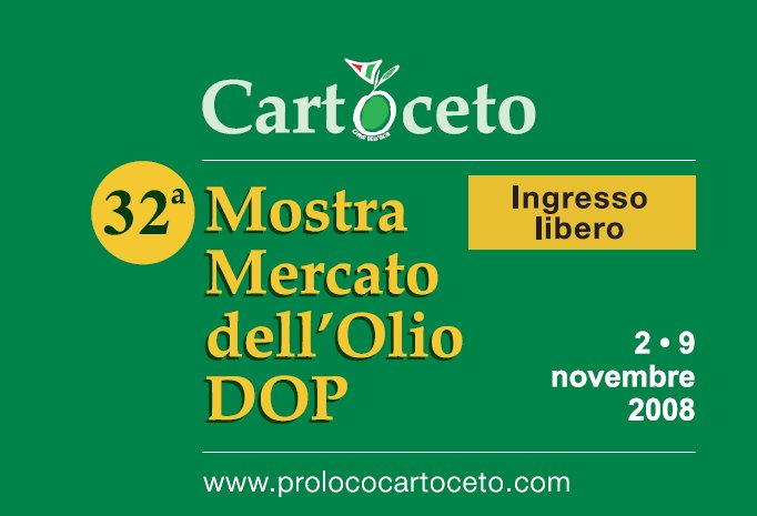 32° Mostra Mercato dell’Olio DOP