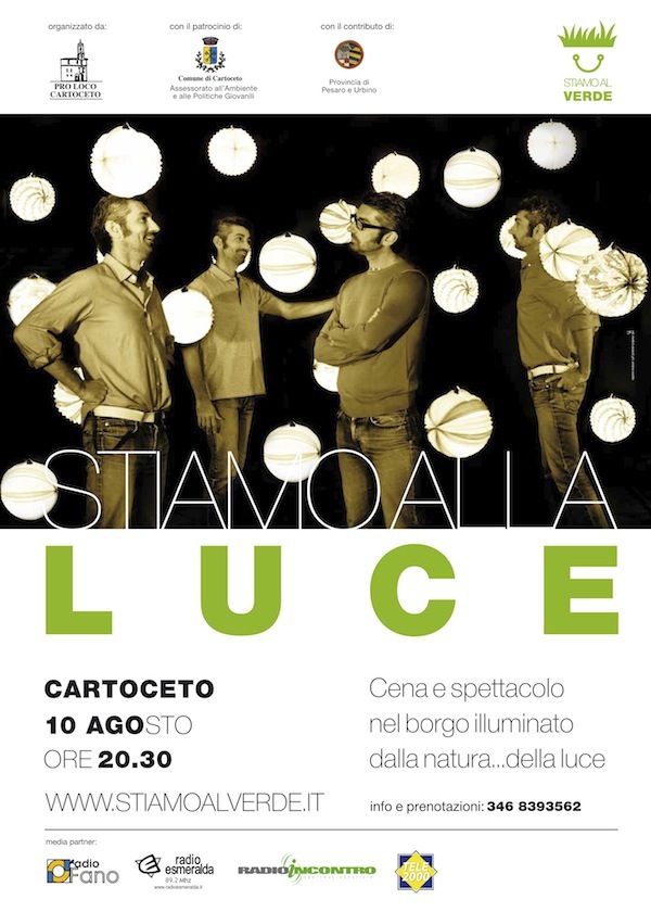 Stiamo alla Luce: cena e spettacolo nel borgo