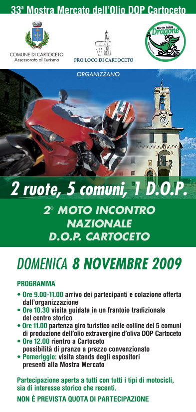 33° Mostra Mercato dell’Olio D.O.P.